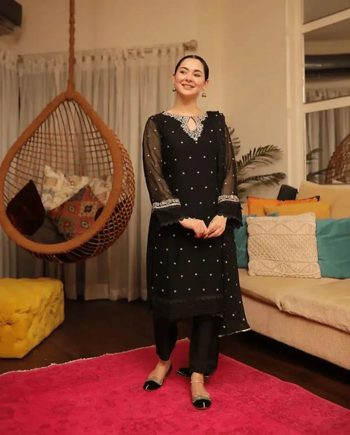 Hania Aamir Embroidered - 2 Piece Stitched