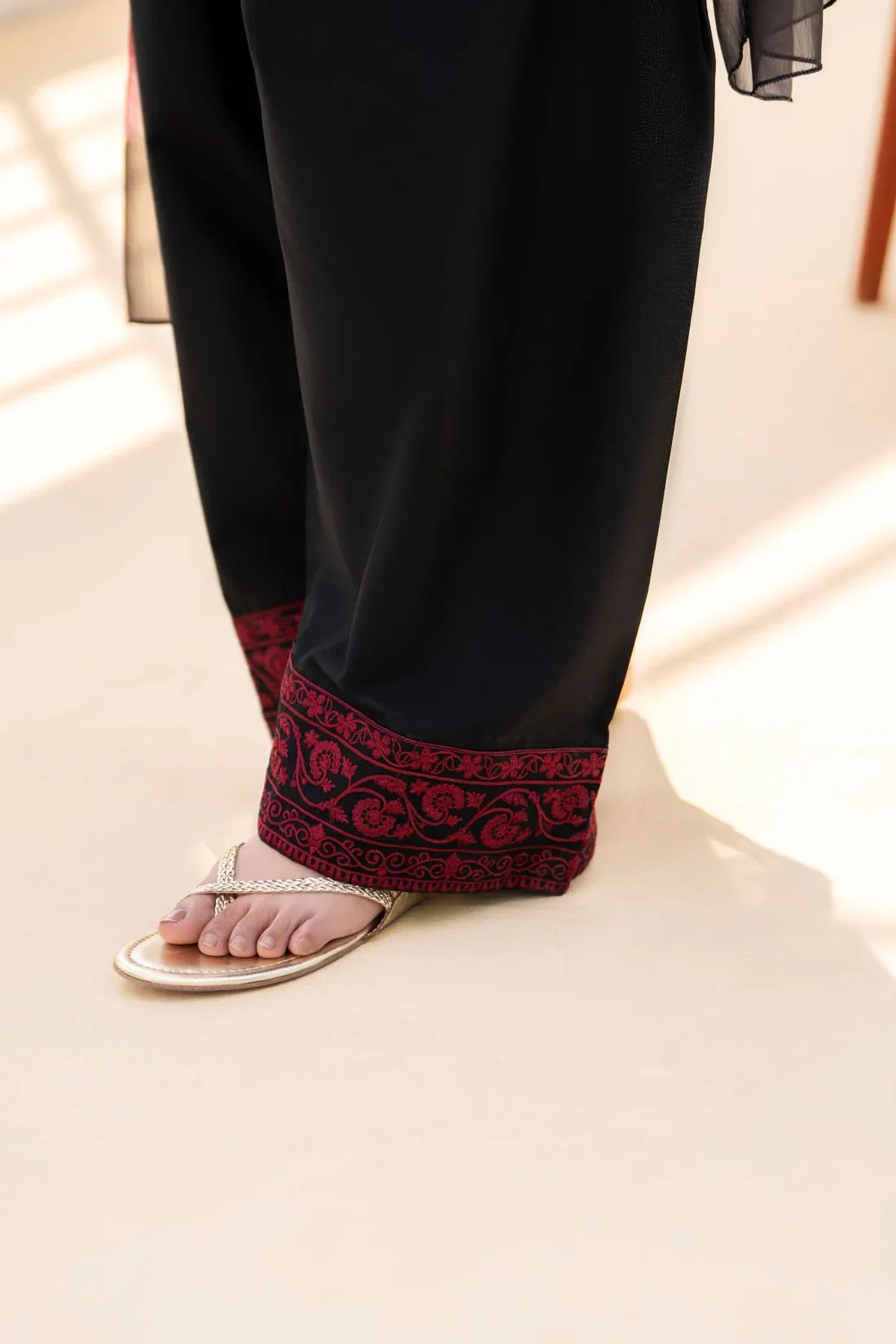 Ashish 2PC EMBROIDERED COTTON SUIT STICHED