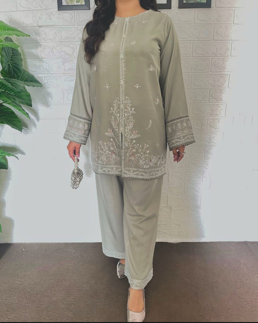 Jennifer Embroided 2pc Dress