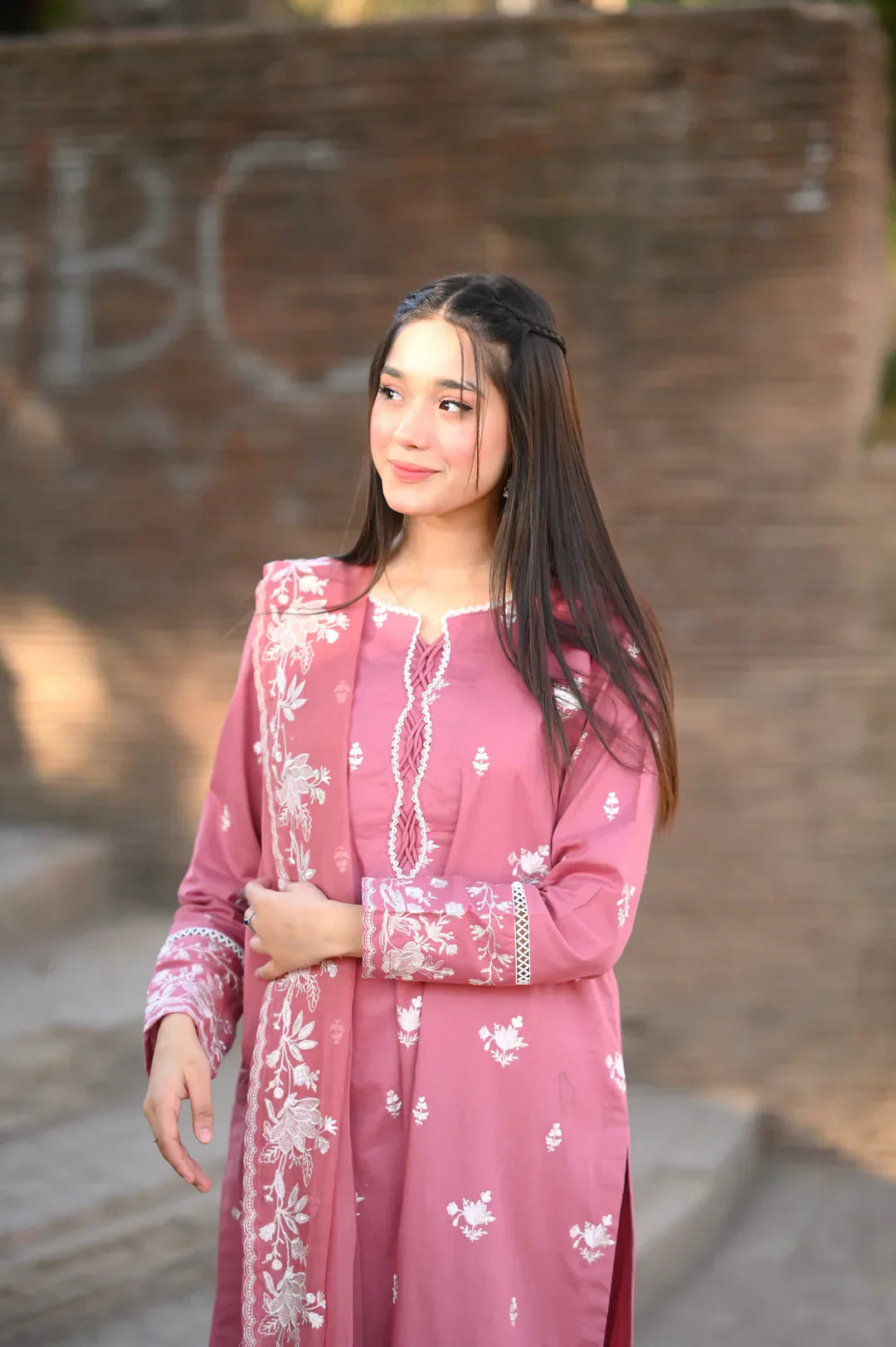 Zara 3pc embroided dress