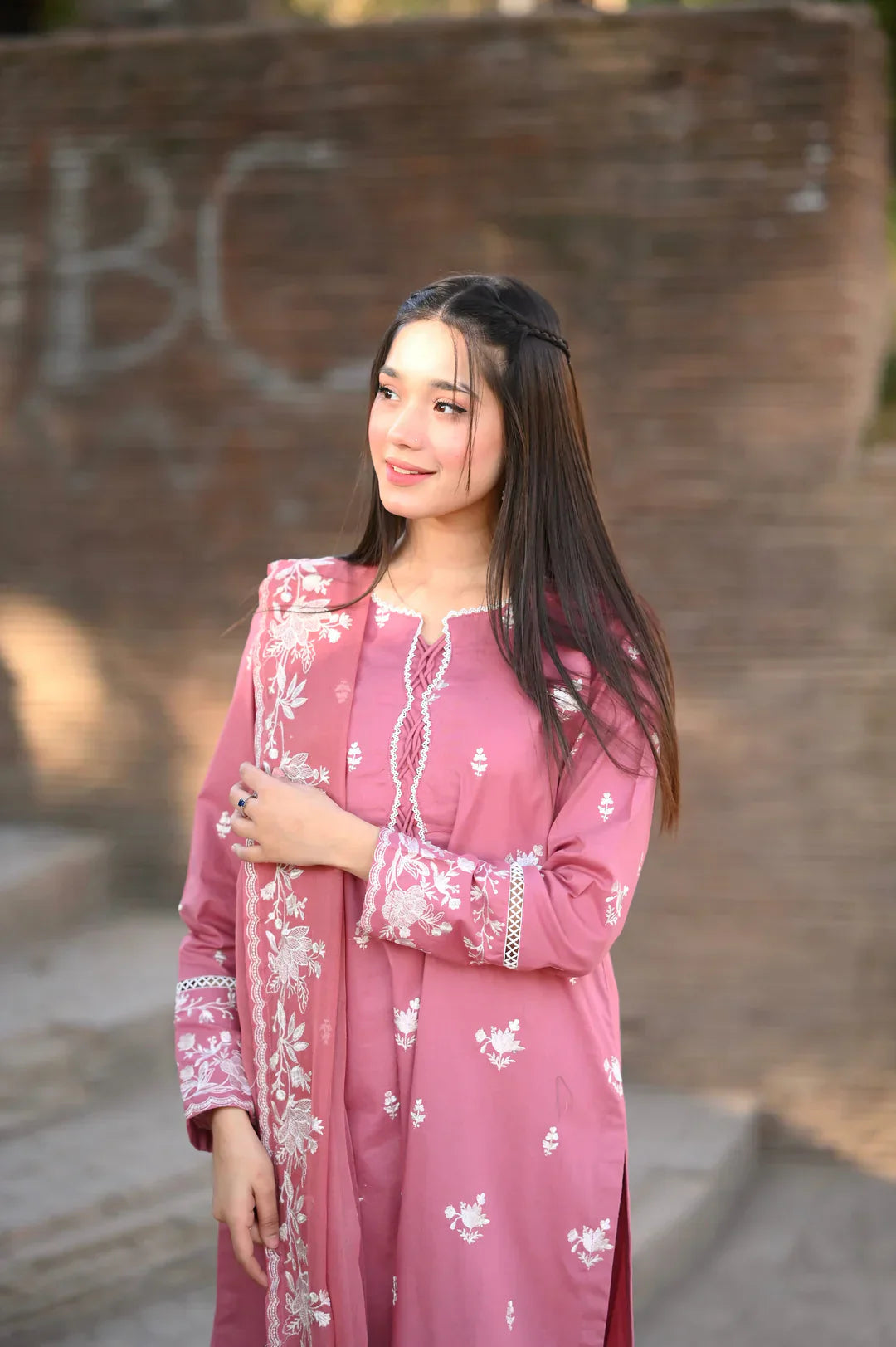 Zara 3pc embroided dress