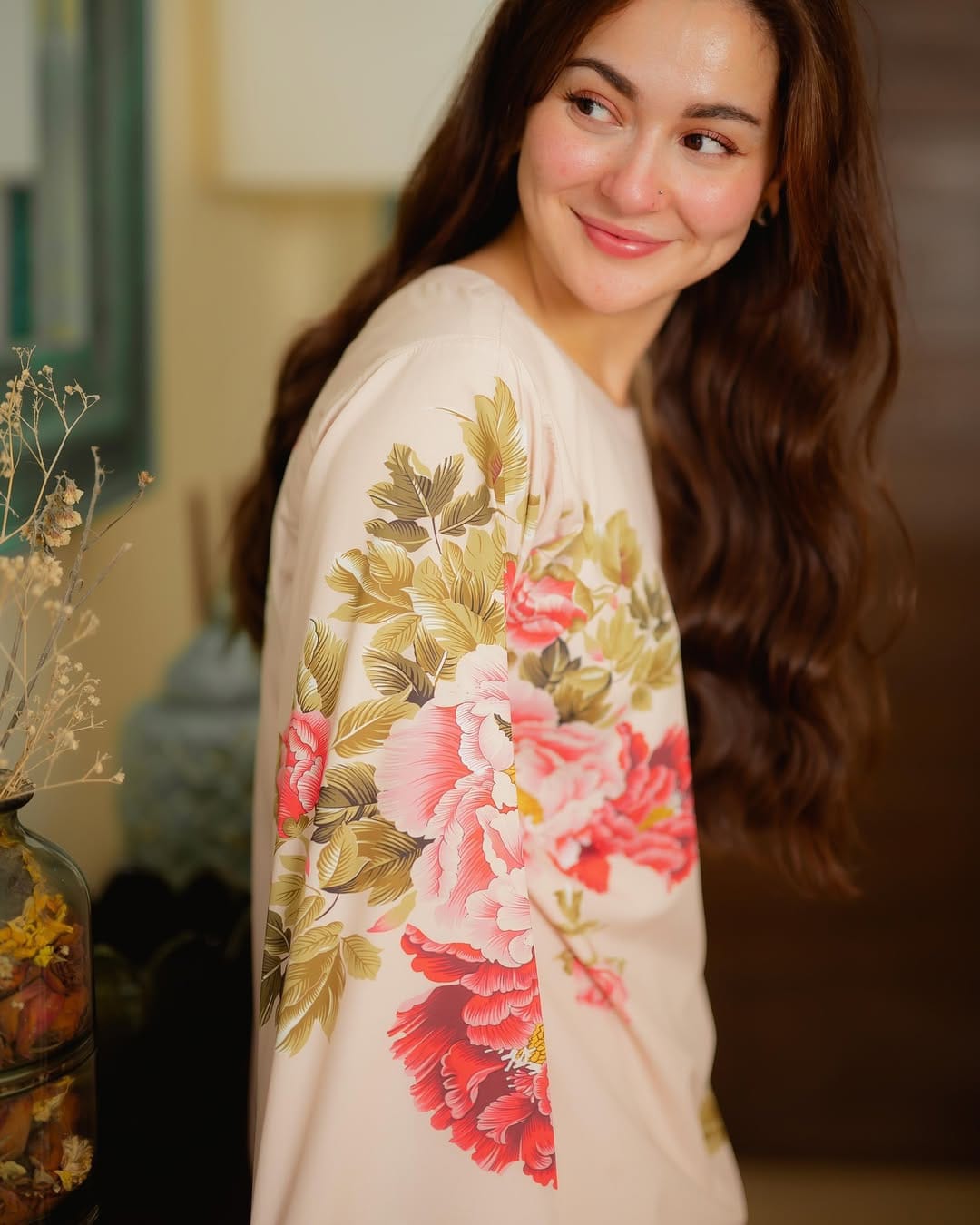 Hania Gulab Printed - 2 Piece Stitched