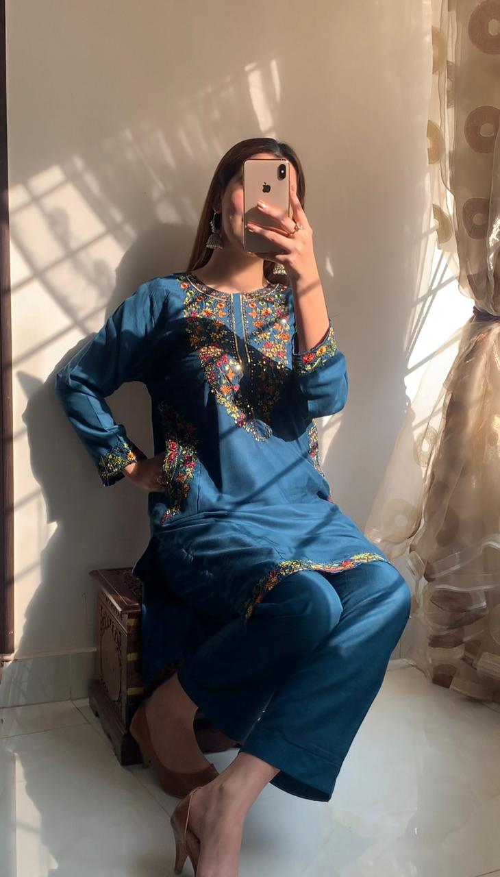 Sequence pocket 2pc Dress