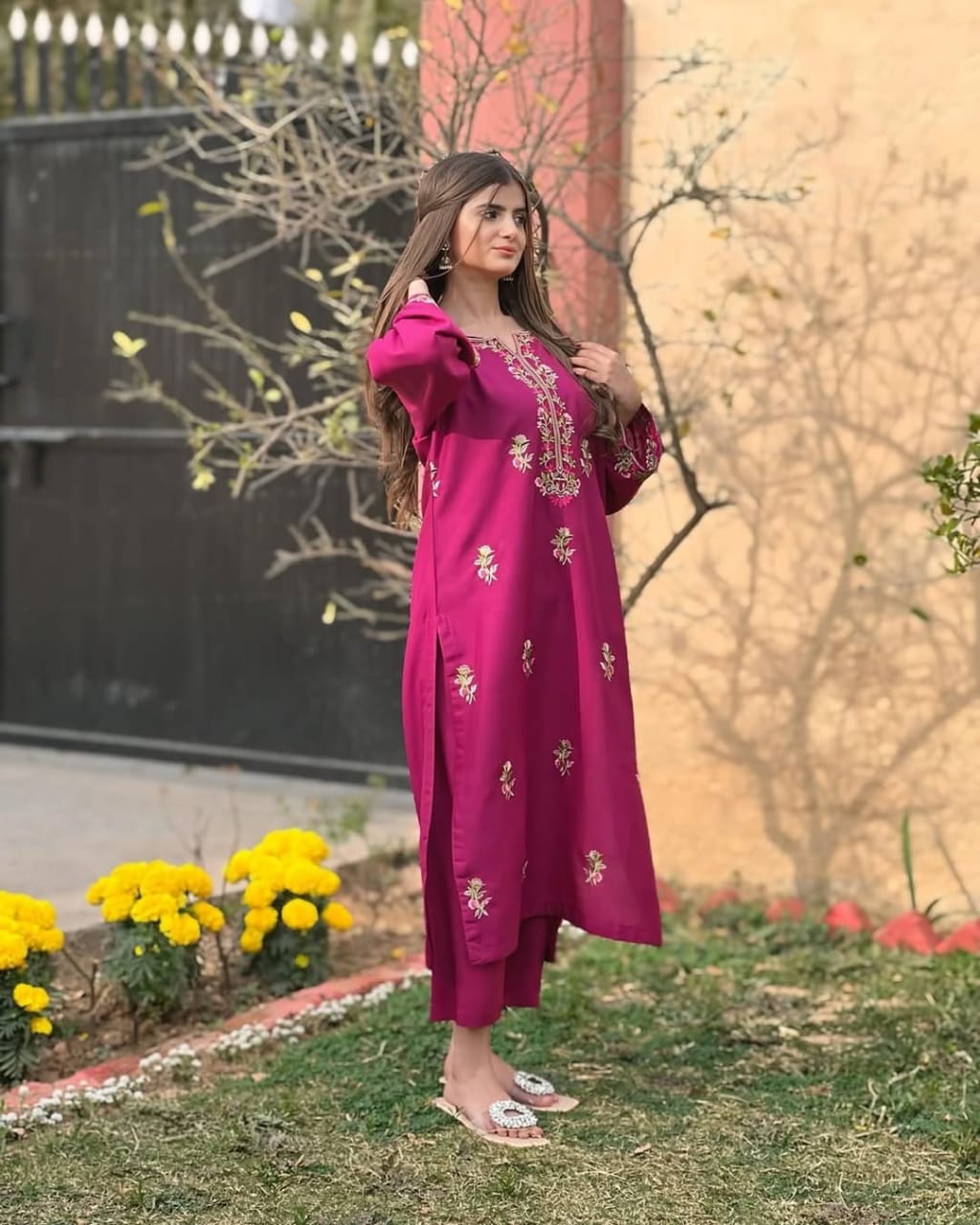 Amber Embroided 2pc Dress