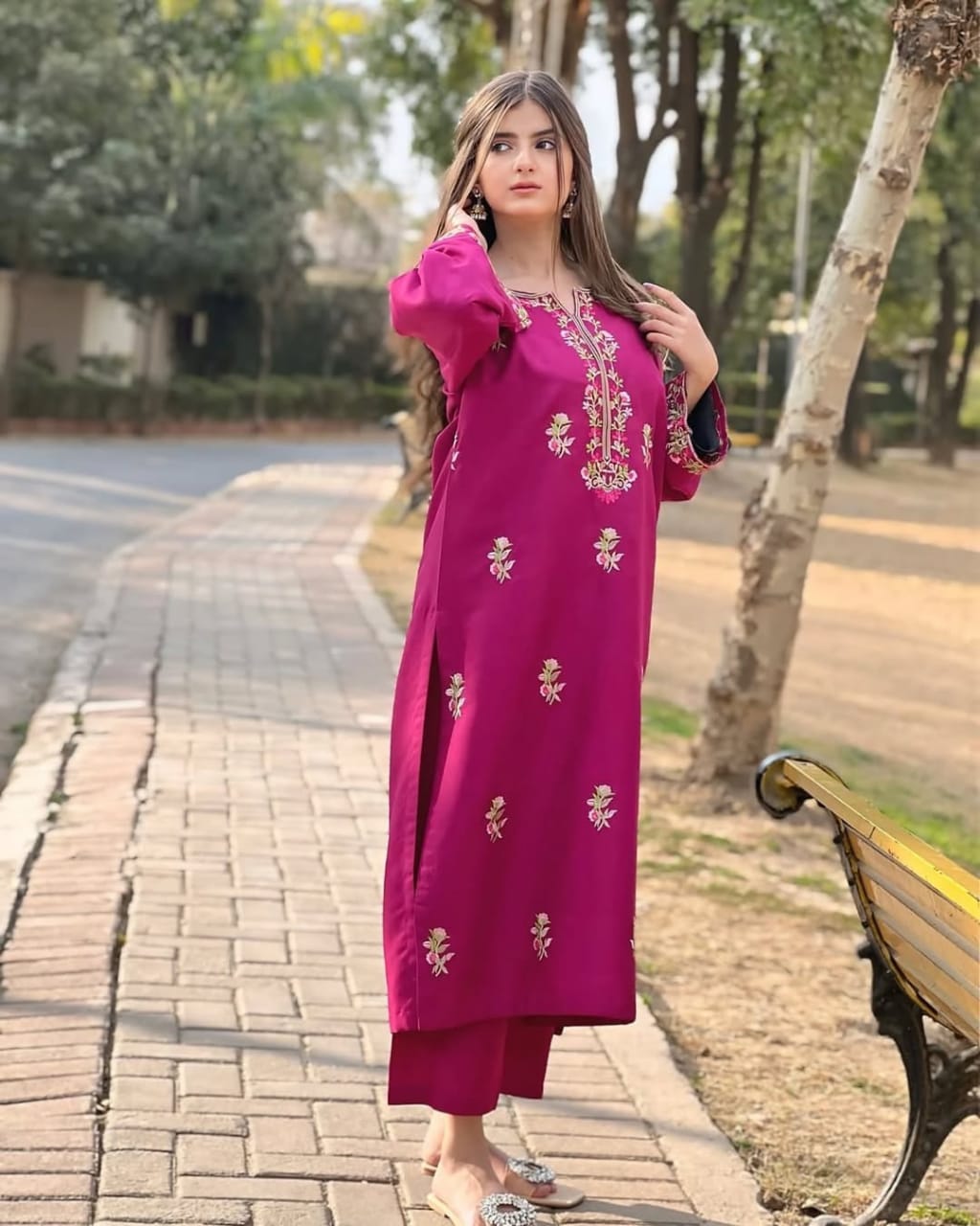 Amber Embroided 2pc Dress