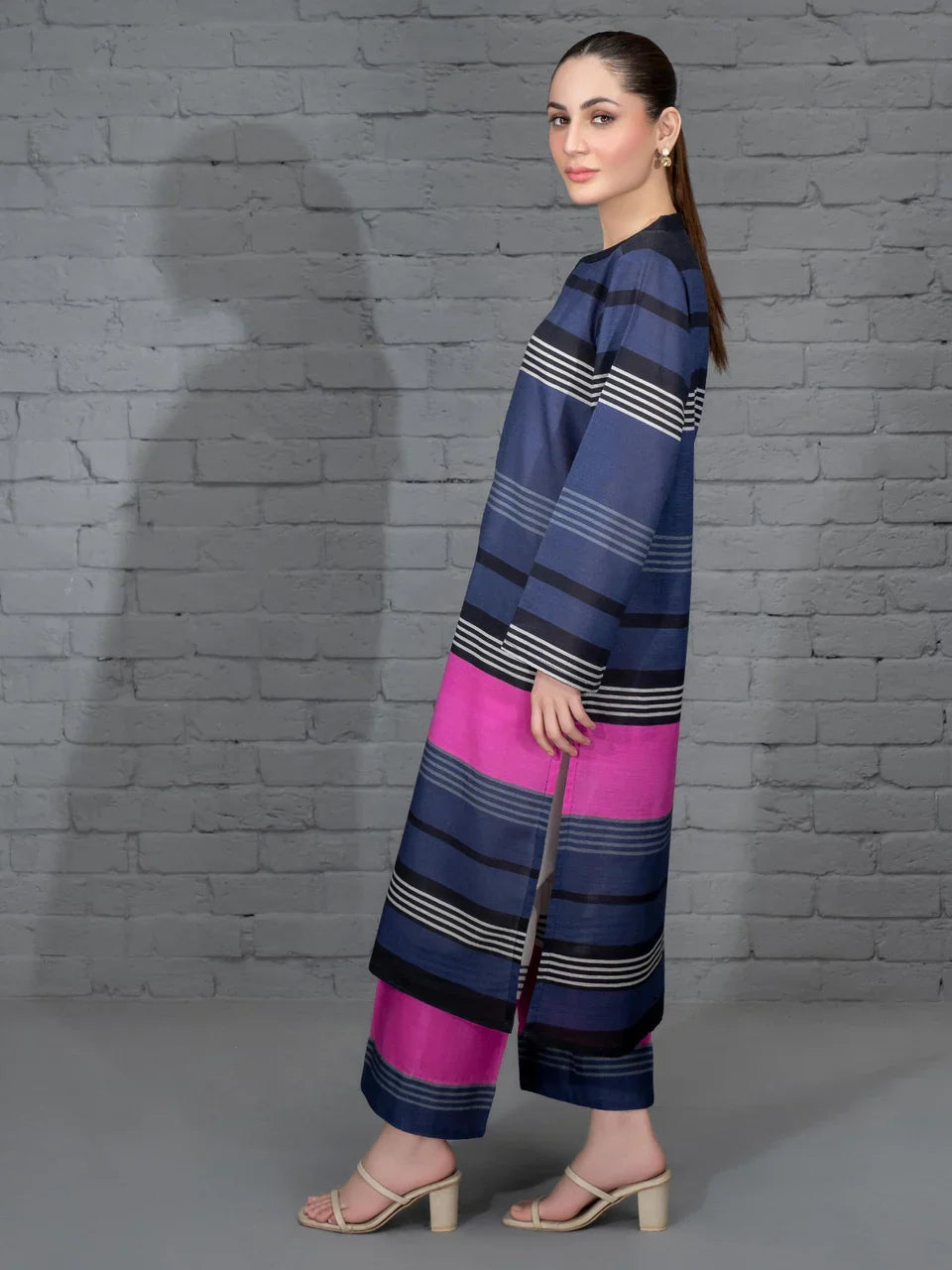 Lining 2pc  Digital Print Dress